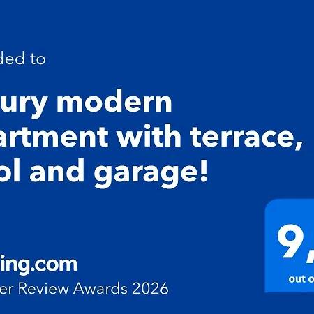 Luxury Modern With Terrace, Pool And Garage! Apartamento *
